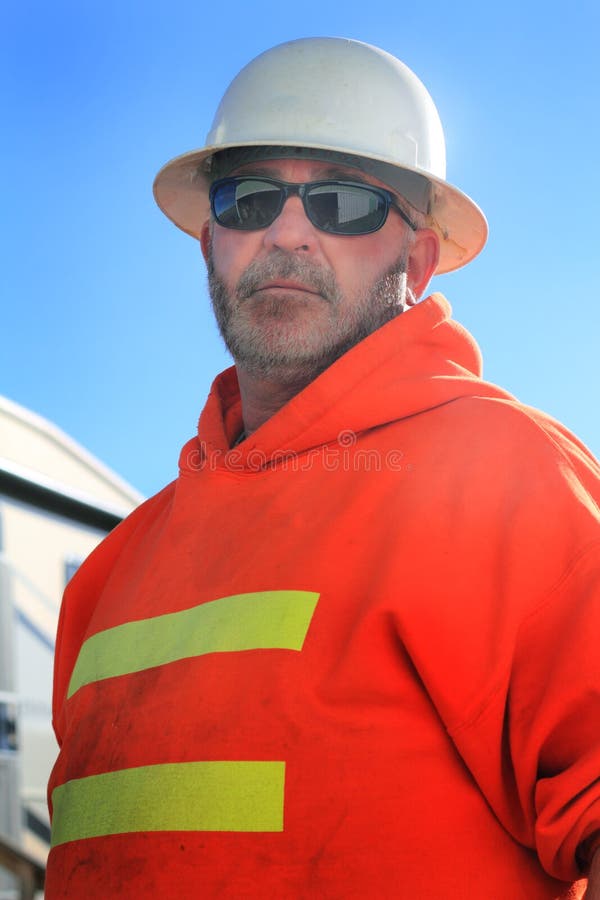 Supervisor Del Casco De Foto de archivo - Imagen de encapuchado, anciano: 36646214