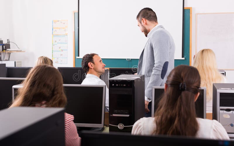 Supervisor Giving Instructions Stock Image Image of male, manager