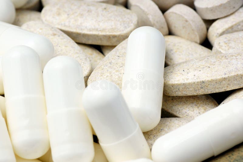 Nutritional supplements in capsules and tablets.(Amino acids and minerals). Nutritional supplements in capsules and tablets.(Amino acids and minerals)