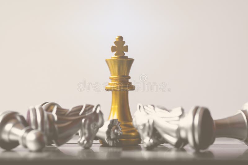 Última Posição Do Rei De Xadrez Como Um Verdadeiro Vencedor Conceito De  Jogo Monetário Copiar Espaço Imagem de Stock - Imagem de potência, disputa:  175410841