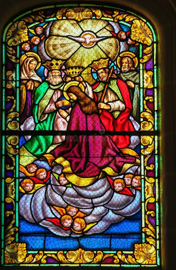 Suposição de Mary imagem de stock Suposição de Mary imagem de stock