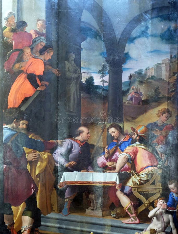 Supper at Emmaus, Basilica di Santa Croce in Florence