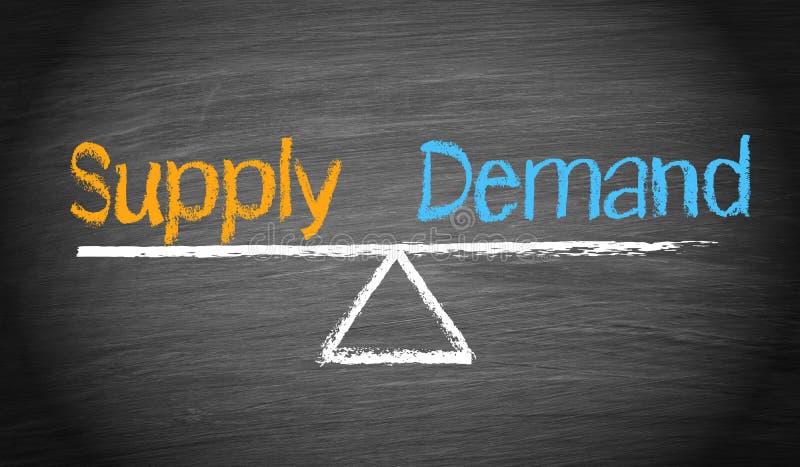 Supply and Demand balance concept