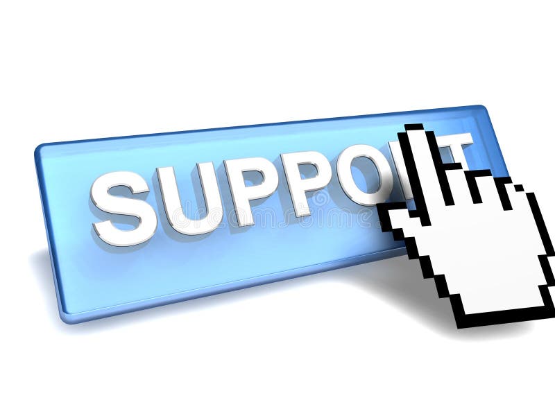Support Button royalty free stock image Support Button royalty free stock image