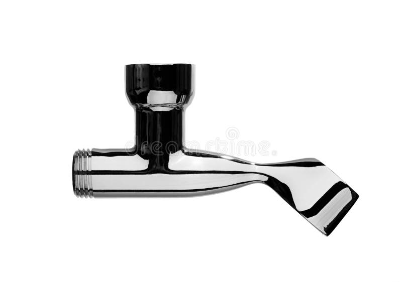 Support de pommeau de douche de Chrome photo libre de droits Support de pommeau de douche de Chrome photo libre de droits