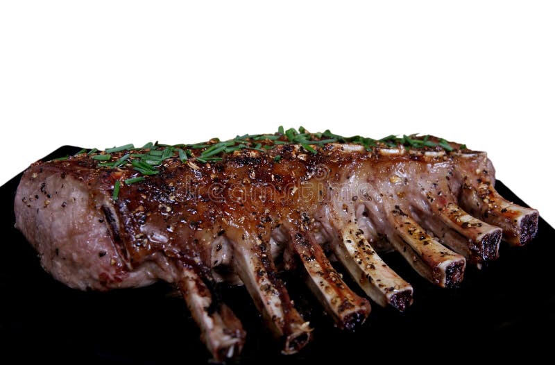 Support de restaurant de viande de gourmet de BBQ de côtes découvertes photo stock Support de restaurant de viande de gourmet de BBQ de côtes découvertes photo stock