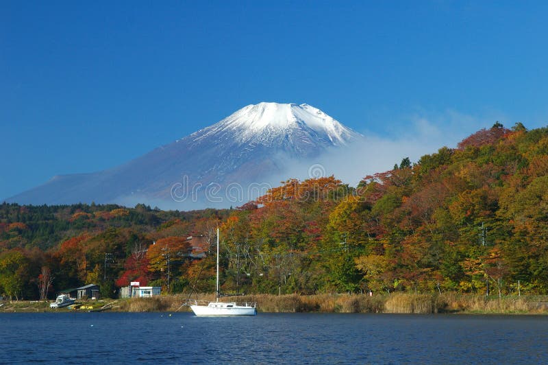 Support Fuji dans l'automne 2 photographie stock libre de droits Support Fuji dans l'automne 2 photographie stock libre de droits