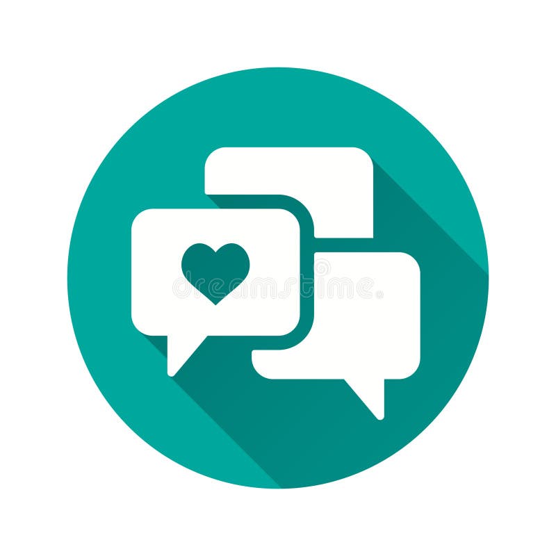 Support group flat icon with long shadow for graphic and web design. royalty free illustration