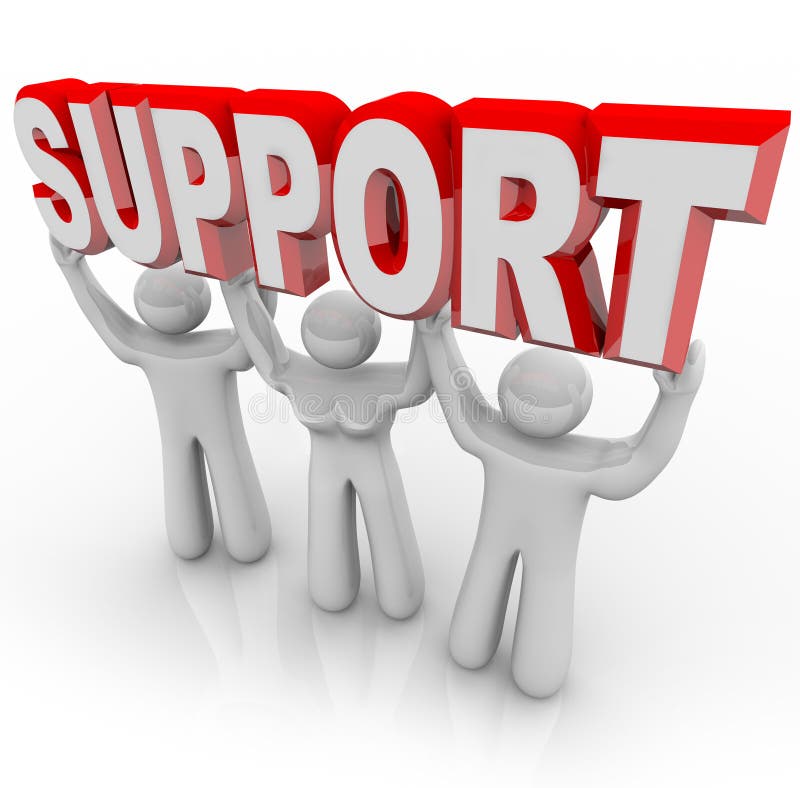 Support People Lifting Your Burden in Difficult Times vector illustration Support People Lifting Your Burden in Difficult Times vector illustration