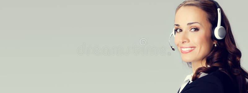 Call center. Support phone operator stock photos Call center. Support phone operator stock photos