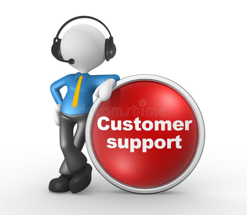 Support à la clientèle illustration libre de droits