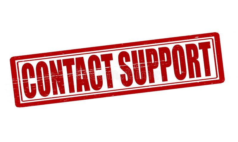 Supporto del contatto illustrazione di stock Supporto del contatto illustrazione di stock