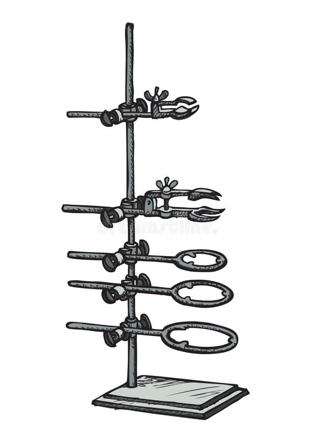 Supporto Da Laboratorio VEVOR - In Acciaio E Ghisa, Con Morsetti Per Matracci, Ideale Per Esperimenti E Scuole