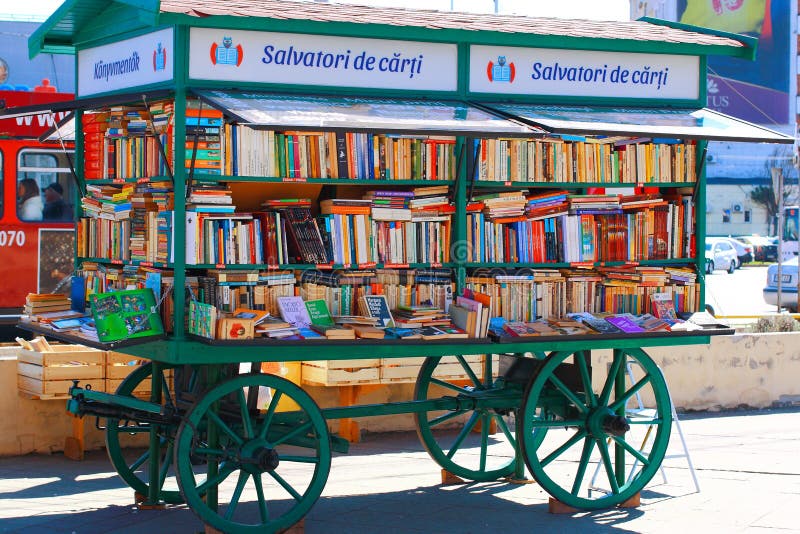 Supporto di libro del venditore ambulante immagini stock Supporto di libro del venditore ambulante immagini stock