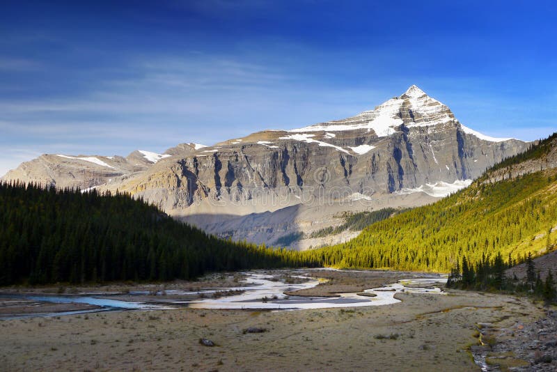 Supporto Robson Provincial Park, canadese Montagne Rocciose fotografie stock Supporto Robson Provincial Park, canadese Montagne Rocciose fotografie stock