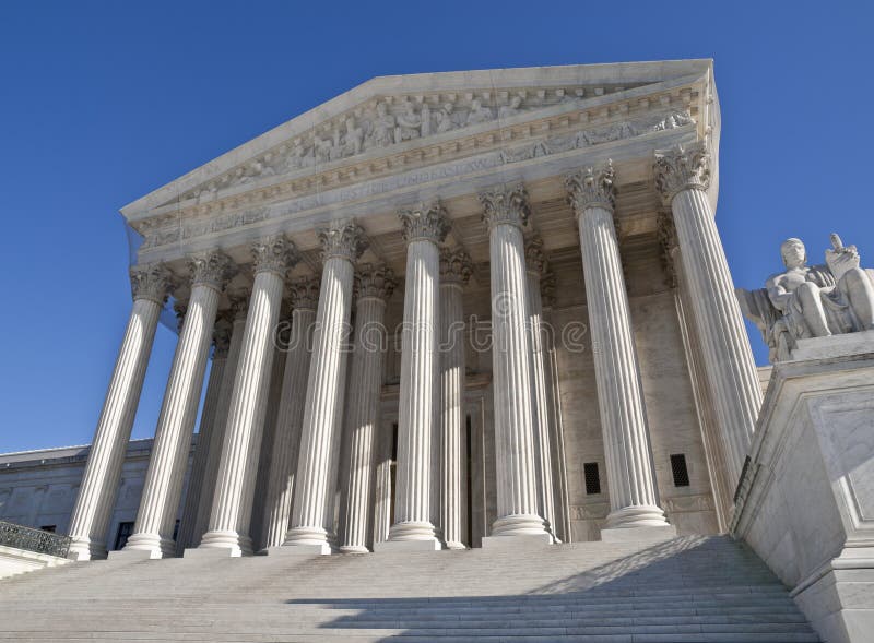 Supreme Court Building Washington DC royalty free stock photography