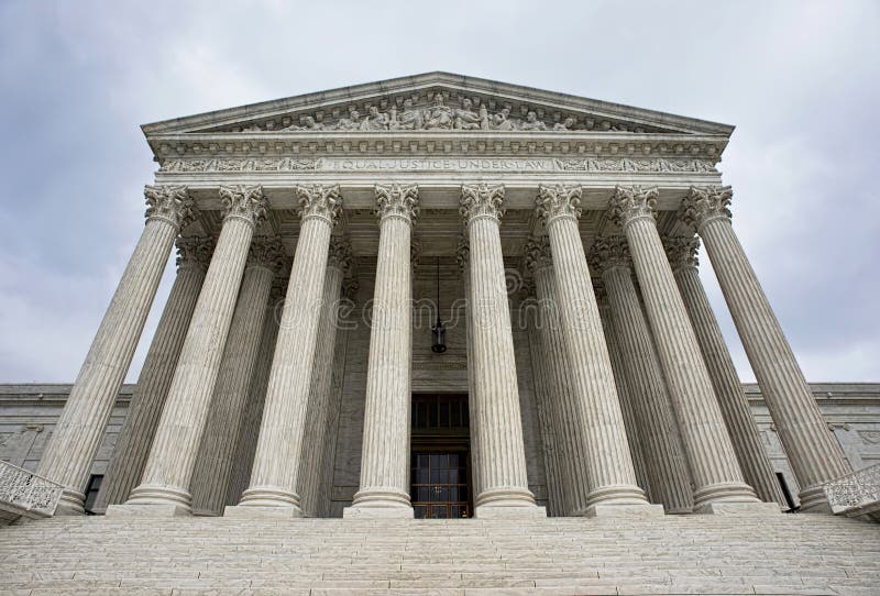 Supreme Court Building. stock image