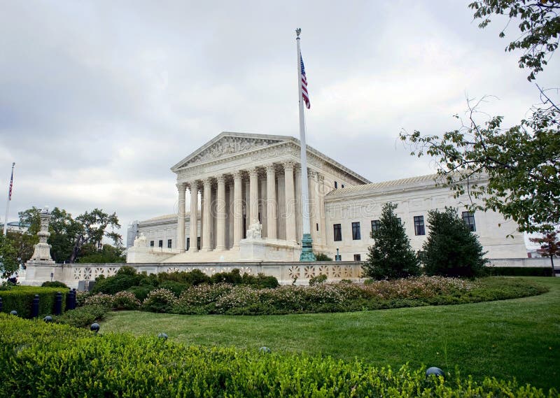 Supreme Court Building. stock photo