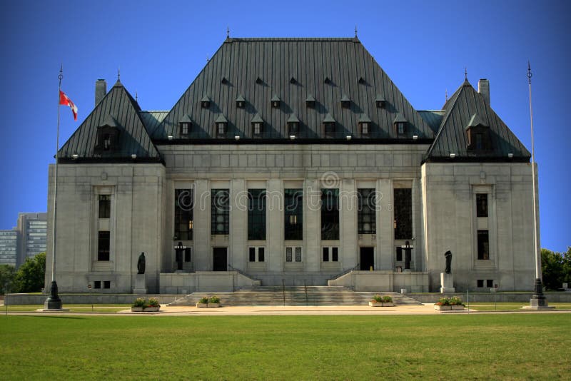 Supreme Court of Canada stock photo