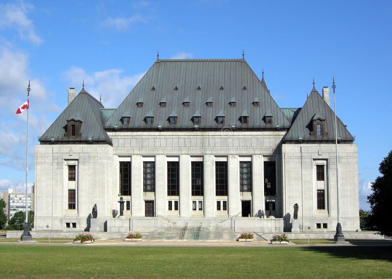 Supreme Court of Canada, Ottawa stock photo