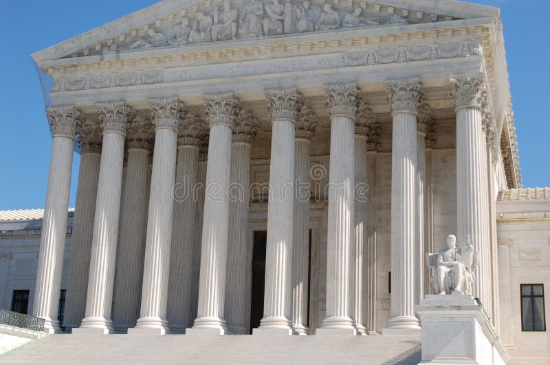 The Supreme Court of the United States stock images