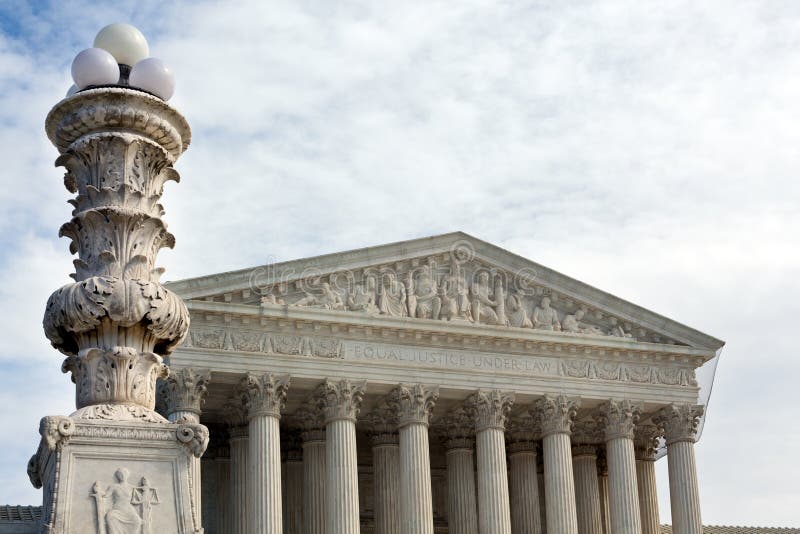 Supreme Court Washington DC USA royalty free stock photo