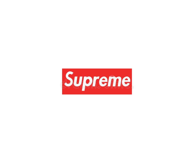 Supreme Logo Vector Illustration Editorial Photography - Illustration ...