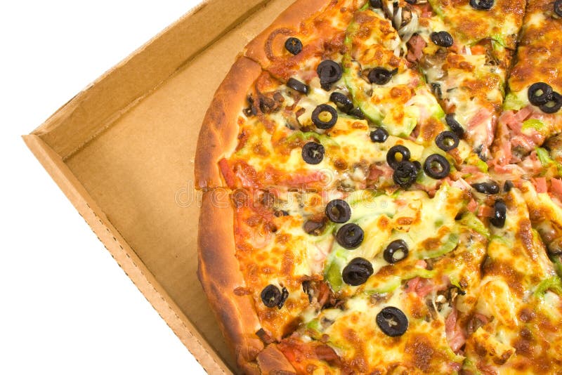 Supreme Pizza stock image. Image of spicy, sauce, crust 7177555