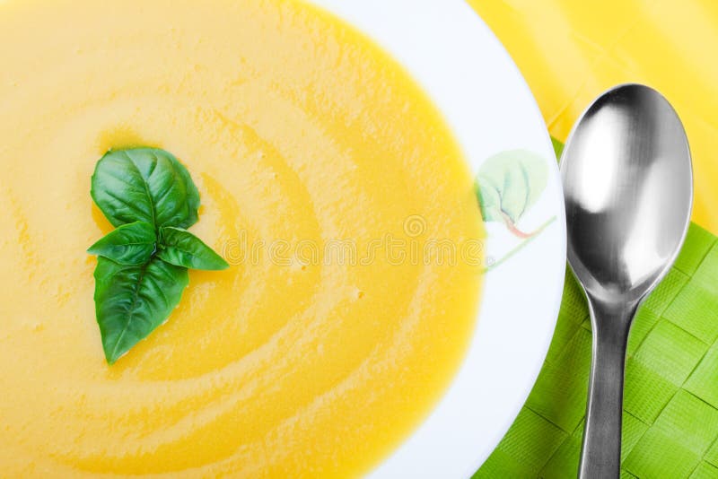 Supă de fructe cu coajă stock image