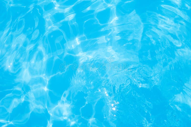 Surface of Blue Swimming Pool, Background of Water in Swimming Pool