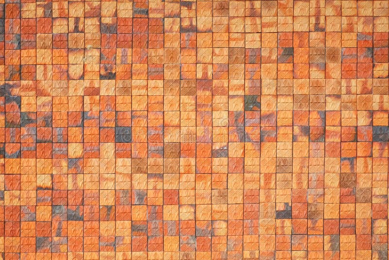 The Surface of the Brick According To the Weather Conditions Outside