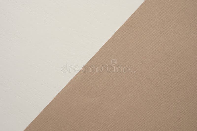 Surface of Brown Paper and Cream Colour Paper for Background Stock Photo -  Image of document, surface: 215673048