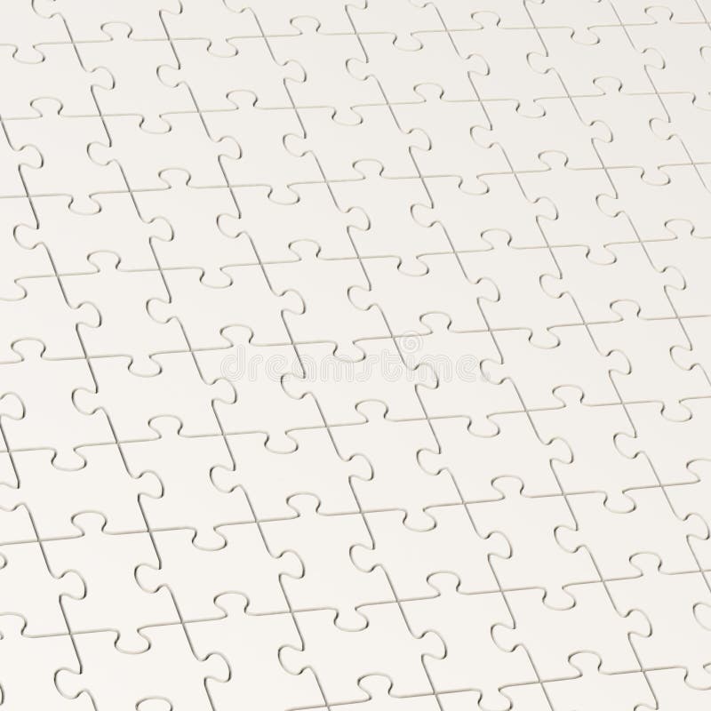 Surface Covered with Puzzle Pieces Stock Illustration Illustration of