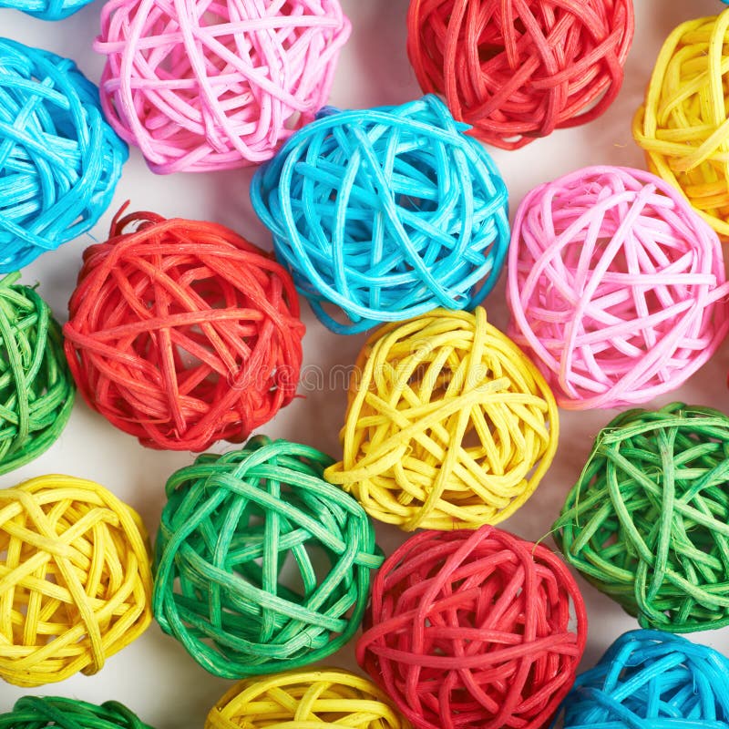 Pile of Straw Balls Isolated Stock Image - Image of colored, home: 68546361