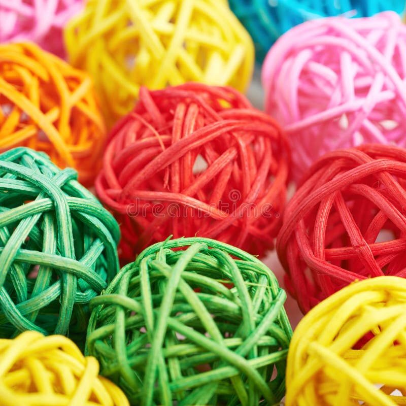 Pile of Straw Balls Isolated Stock Image - Image of colored, home: 68546361