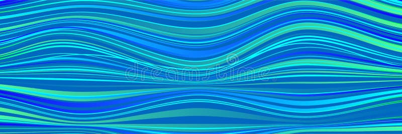 Surface with distorted lines. Wavy pattern vector illustration