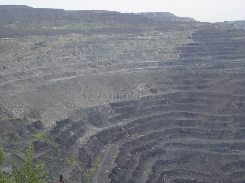 Surface Ironstone Mining (openpit Quarry) Stock Image Image of heavy
