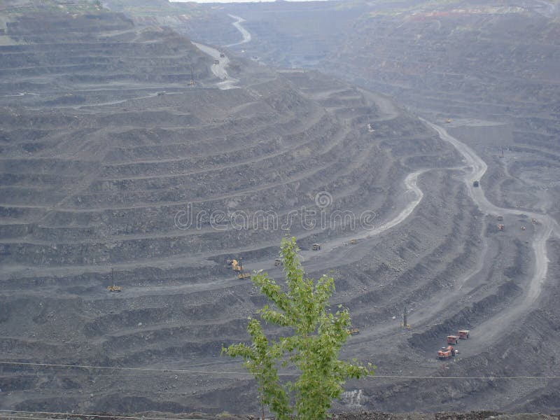 Surface Ironstone Mining (openpit Quarry) Stock Image Image of heavy