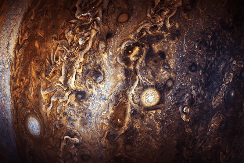 Surface of the Jupiter. Texture. Elements of this Image