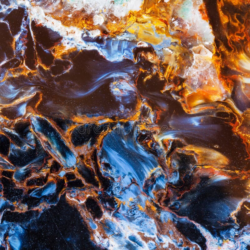 Surface polie de fin de gemme de petersite images stock Surface polie de fin de gemme de petersite images stock