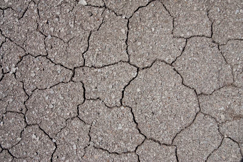 Surface of soil in lignite mine