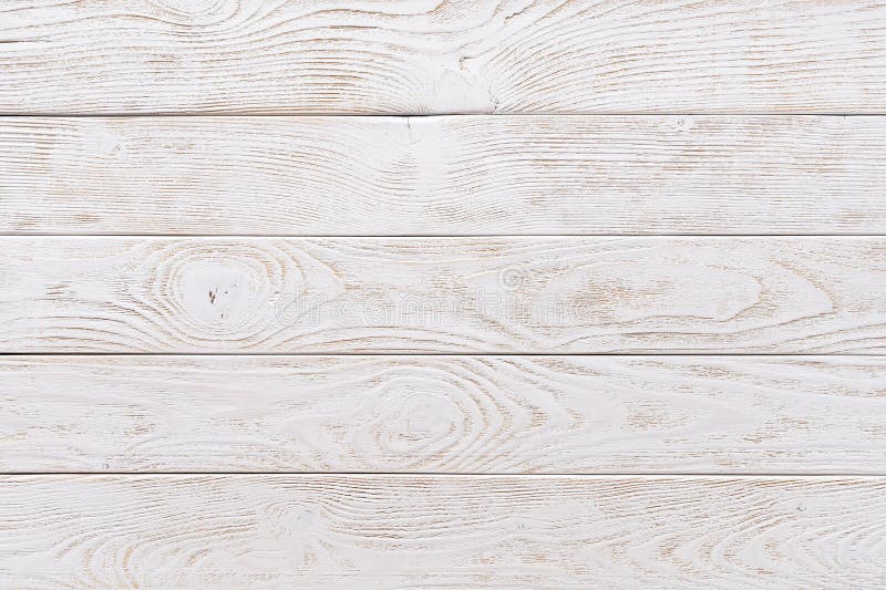 Horizontal White Wood Background