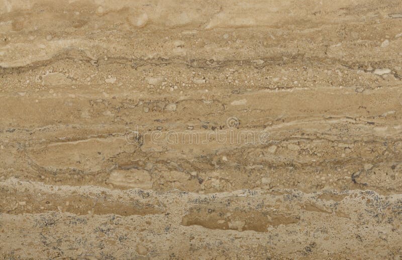Surface of the travertine.