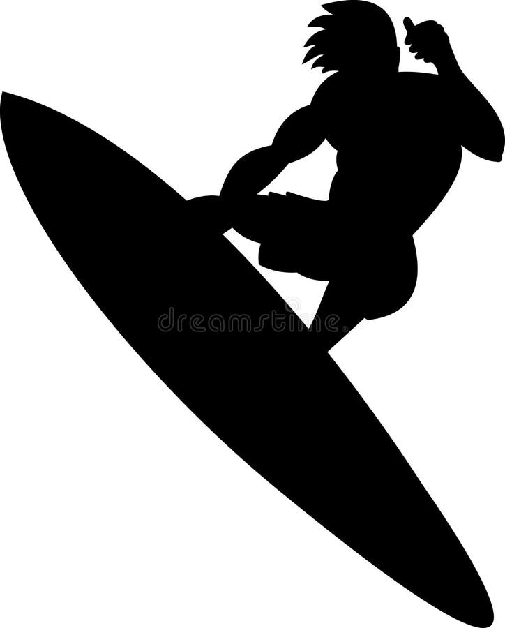Surfando as ondas grandes ilustração do vetor Surfando as ondas grandes ilustração do vetor