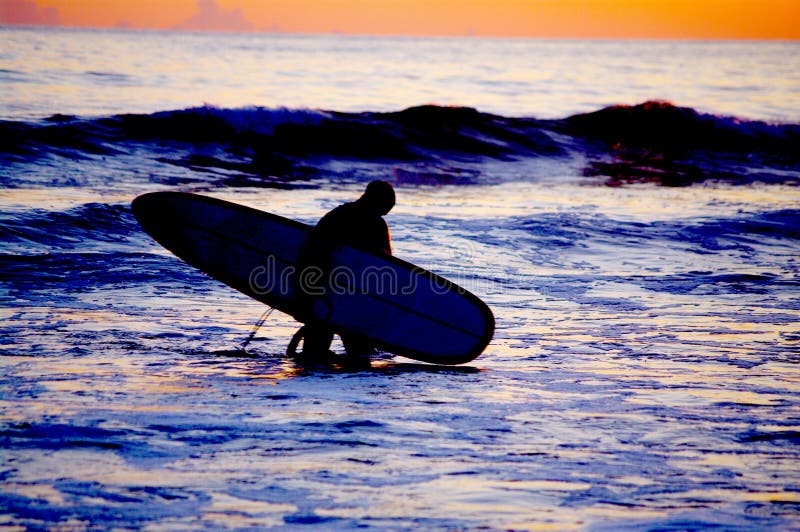 Surfer. συμπαθητικό σερφ παραλιών