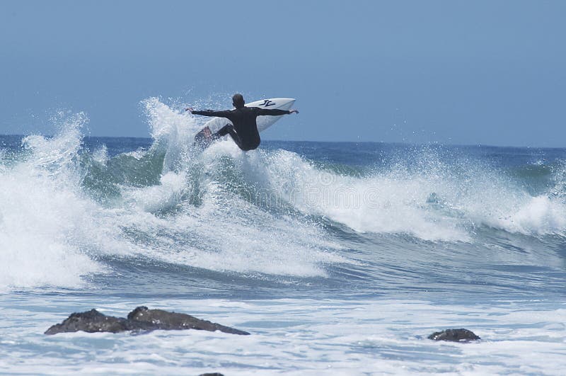 Surfer getting Air