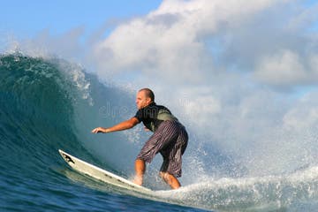 Surfer Ross Williams Surfing in Hawaii Editorial Stock Image - Image of