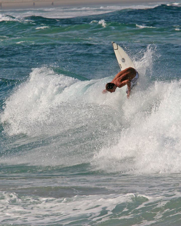 Surfer van de lip royalty-vrije stock fotografie Surfer van de lip royalty-vrije stock fotografie