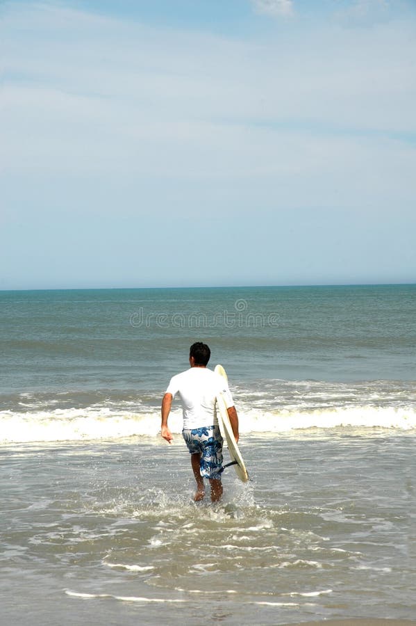 Surfers Delight stock image. Image of efflux, running, shorts 868605