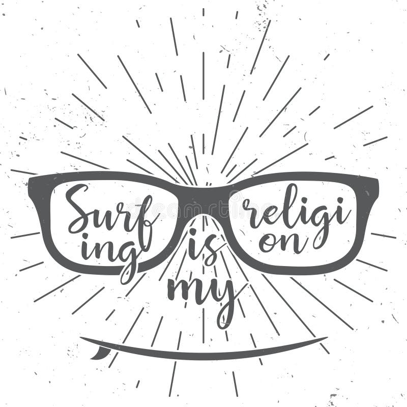 Surfing jest mój religią Wektorowy lato surfuje retro projekt Pojęcie dla koszula, logo, druk, znaczek lub sieć projekt, ilustracji Surfing jest mój religią Wektorowy lato surfuje retro projekt Pojęcie dla koszula, logo, druk, znaczek lub sieć projekt, ilustracji